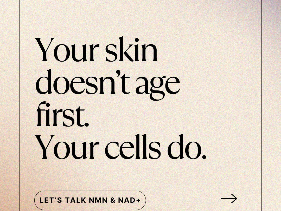 Your skin doesn't age first. Your cells do.